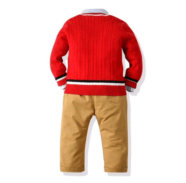 Classic bowtie sweater set Adam