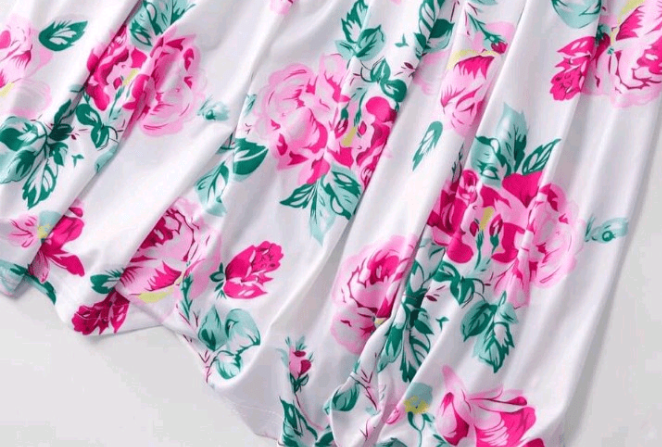 Floral spring flowy dress Lauren - (child)