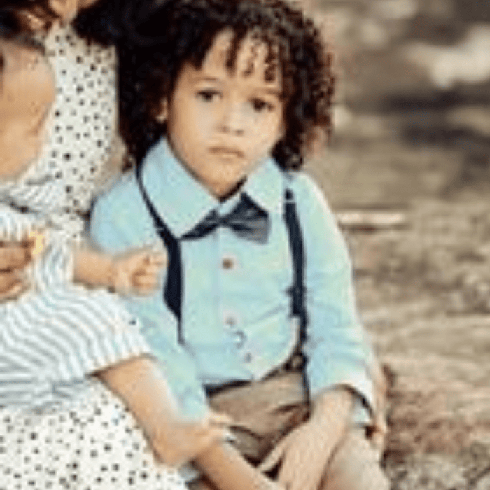 Toddler classic set  w/ suspenders & bowtie Brendon